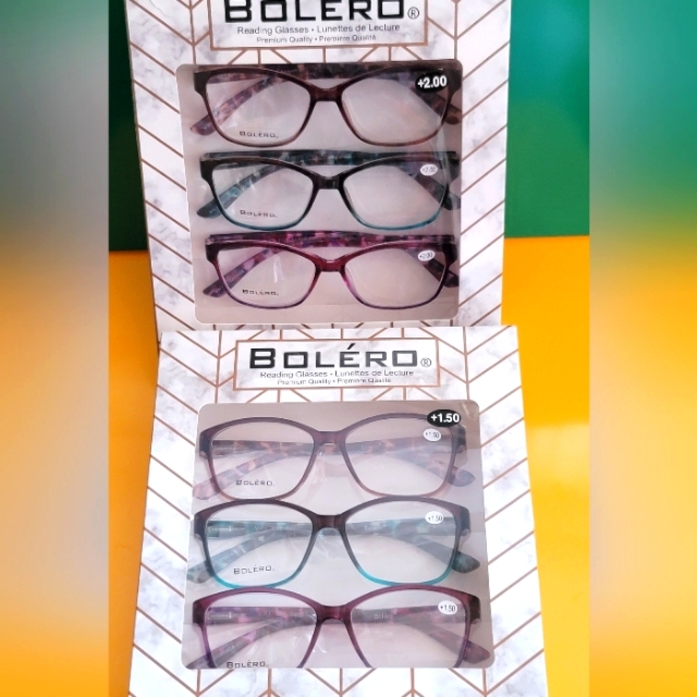 ❗️BOLERO Reading Glasses  2.00 Strength Gift Set ❗️